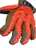 Endura Oilbloc Goatskin Kevlar-Lined Anti-Impact Driver Gloves Orange 2XL