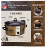 Crock-Pot NFL 6 Quart Slow Cooker Cook and Carry - New Orleans Saints