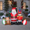 Gemmy 5-ft Lighted Santa Christmas Inflatable