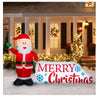 Holiday Time 8.5FT Santa with Merry Christmas Sign Airblown Inflatable