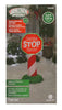 Gemmy Santa Stop Here Inflatable Airblown 3.5 ft Tall Christmas Sign