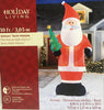 Holiday Living 10 ft Projection Airblown Santa Inflatable Holding Tree