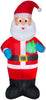 Holiday Time 7-Foot Santa Holding Gift Inflatable Yard Decoration
