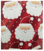 Double Sided Christmas Wrap Foil Santa Face/Paper Merry Christmas 269 Sq Ft