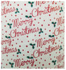 Double Sided Christmas Wrap Foil Santa Face/Paper Merry Christmas 269 Sq Ft