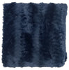 Adrienne Landau Faux Fur Throw and Medium Booties Set, Sapphire Stone