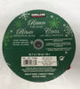 Kirkland Signature Red with White Letters Christmas Greetings 50 Yds x 1.5"  Ribbon Holiday Tree Bow Gift Wrapping