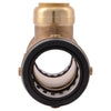 SharkBite SB03414128 Reducing Tee 1-1/2 in. Brass Push-to-Connect Slip Coupling