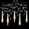 LightShow Shooting Star Frozen Fire Icicle Light 8-feet White/Classic White