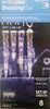 LightShow Shooting Star 8-Count Varied Size Icy Blue/White Icicle Lights 7-ft