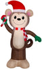 Gemmy Holiday Time Inflatable Silly Monkey 4 ft Tall