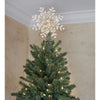 Member's Mark 16" Pre-Lit Decorative LED Tree Topper, Beaded Star (Silver)
