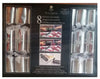 Tom Smith Holiday 8 Festive Crackers, Silver