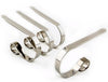 The Original MantleClip 4pk Silver Stocking Holder