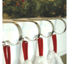 The Original MantleClip 4pk Silver Stocking Holder