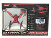 Syma Sky Phantom FPV Drone 4 CH Remote Control Drone, Red