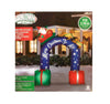 Gemmy 9FT Tall Inflatable Christmas Archway Sleigh Ride with Santa and Reindeers