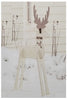 Holiday Time Small Standing Deer 18-Inch Unique Cut-Out Wood Design