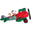 Airblown Peanuts 12' Snoopy Flying Ace Woodstock Christmas Inflatable Outdoor Decor
