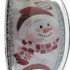 Kirkland Signature Wire-Edged Ribbon 2.5-inch Wide Snowman Face 50 Yards
