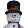 10 foot Gemmy Christmas Airblown Inflatable LED Snowman with scarf and top hat