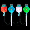 LightShow Synchro Lights Color-Changing Snowman Pathway Stakes, Set of 4