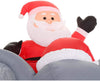 Christmas Inflatable Airblown Santa on Giant Elephant