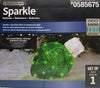 Light Show Sparkle Crystal Splendor Ornament with 35 Multicolor LED Lights