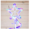 GE 7-ft Motion Spiral Rope Light Tree 306 LED Lights 8 Functions, Multi Color