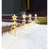 Holiday Time 4-Pack 18in Spiral Tree Pathway Lights Yard Decor 140 Clear Lights