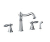 Sheffield Home 2-Handle Widespread Faucet with Pull-Out Sprayer, Polished Chrome