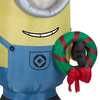Airblown Inflatable Despicable Me Minion Stuart with Holiday Christmas Wreath 9.5 feet