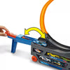 Hot Wheels Stunt & Go Track Set With 10 Diecast Cars