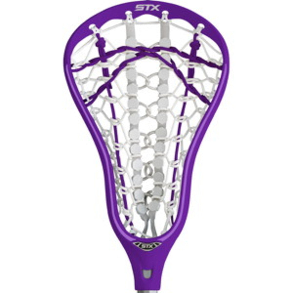 STX Fortress Strung Lacrosse Head Purple Plum