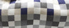 PoochPlanet Sweet Sofa Memory Foam Pet Bed Blue/Gray Square, Large