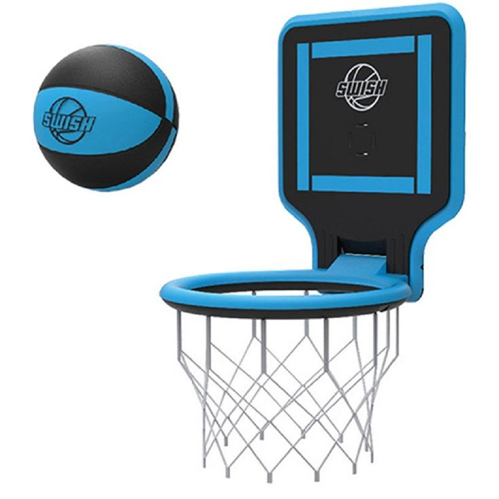 Swish Portable Basketball Hoop Combo Pack Blue