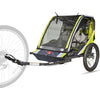 Allen Sports Yoogo Deluxe 2-Child Bike Trailer, Green