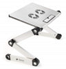 Executive Office Solutions Adjust Aluminum Laptop Desk with USB-Fans (Silver)