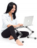 Executive Office Solutions Adjust Aluminum Laptop Desk with USB-Fans (Silver)