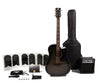Keith Urban Acoustic-Electric Ripcord 40-piece Guitar Package Rich Black Flame Right