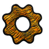 Tuffy Mega Gear Ring Dog Toy, Tiger Print