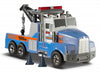 Tonka Real Tough Mighty Motorized Tow Truck, Blue