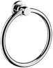 AXOR Towel Ring Luxury 8-inch Modern Towel Holder in Chrome, 41721000
