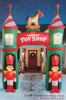 Holiday Living Airblown Archway Santa's Toy Shop Inflatable 12ft Tall