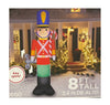 Gemmy 8' Airblown Animated Inflatable Toy Soldier Nutcracker w/Windup Key