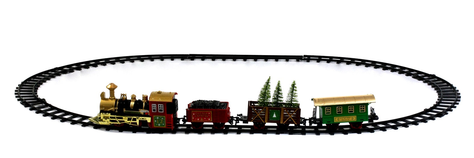 Holiday Time Ready to Play Train Battery Powered Model Train Set