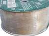 Kirkland Wire Edged Brown Burlap with Gold Christmas Tree Ribbon 50yd x 2.5in