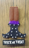 Halloween Color-Changing Witch Shoe Trick-or-Treat Sign Decoration