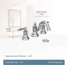 Moen TS418ORB Waterhill Two-Handle Bathroom Faucet Trim Kit,Oil Rubbed Bronze