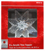 Home Accents Holiday 8 in. Acrylic Star Tree Topper